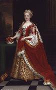 Sir Godfrey Kneller Portrait of Caroline Wilhelmina of Brandenburg Spain oil painting artist